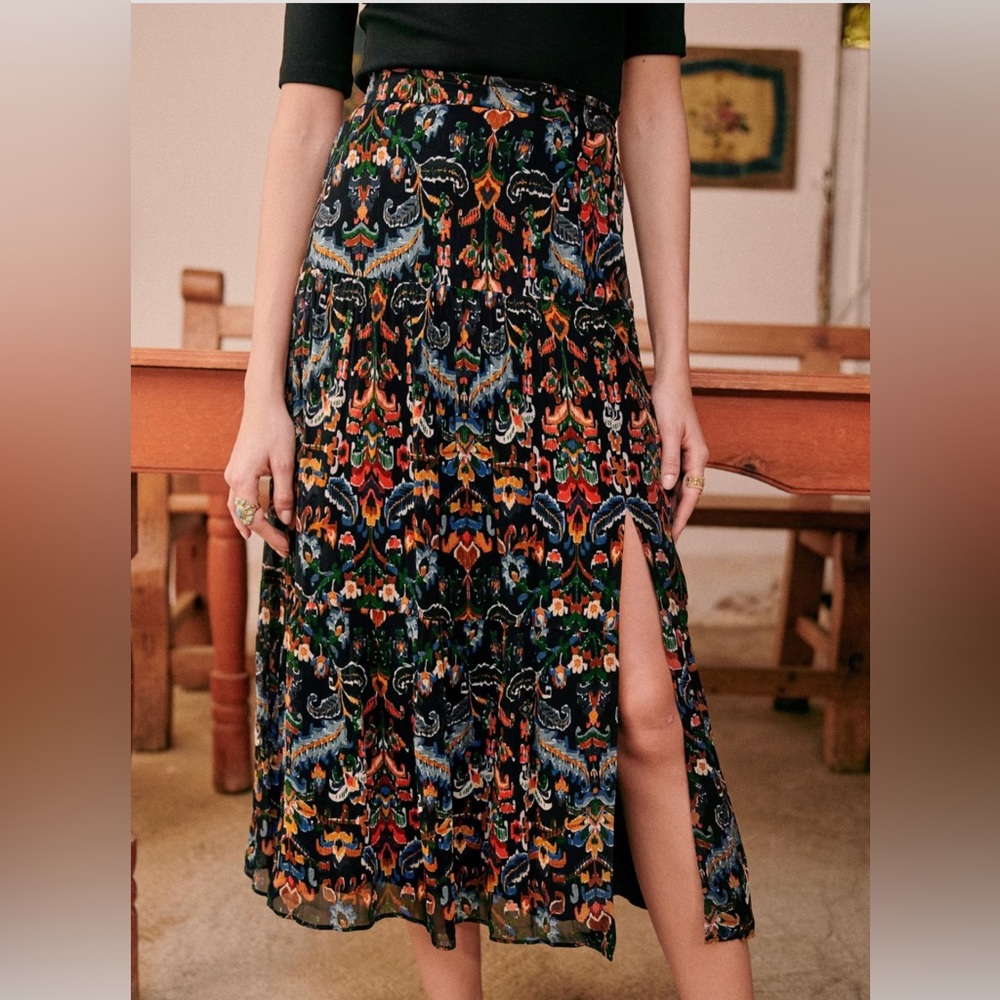 Sézane Tammie Skirt in Multicolor